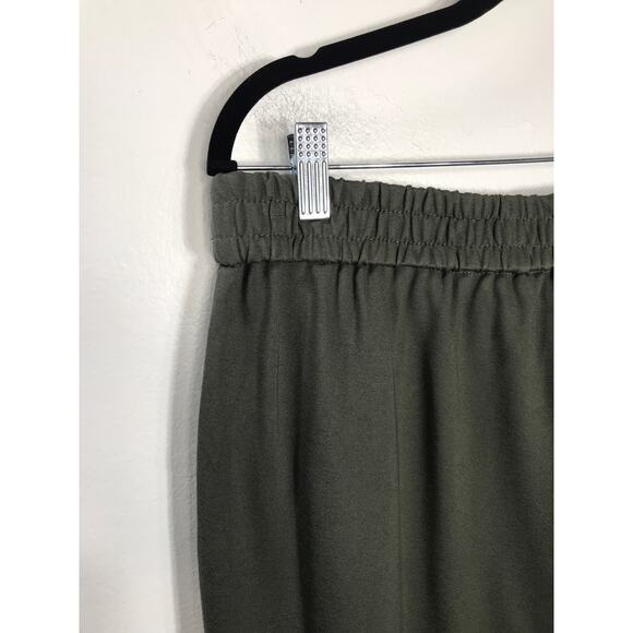 New Badgley Mischka Women's L Olive Green Jogger Pants Cargo Belt Comfy Everyday - Picture 10 of 12